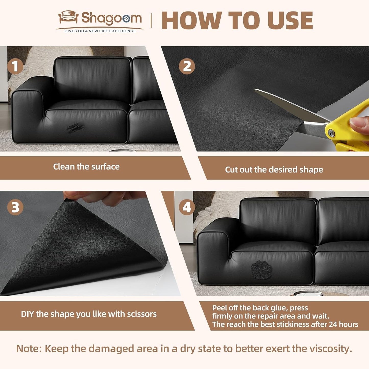 Leather Repair Patch