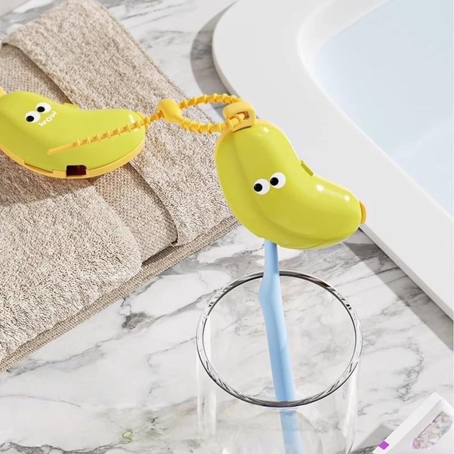 Banana Toothbrush Travel Case (2 Pcs)