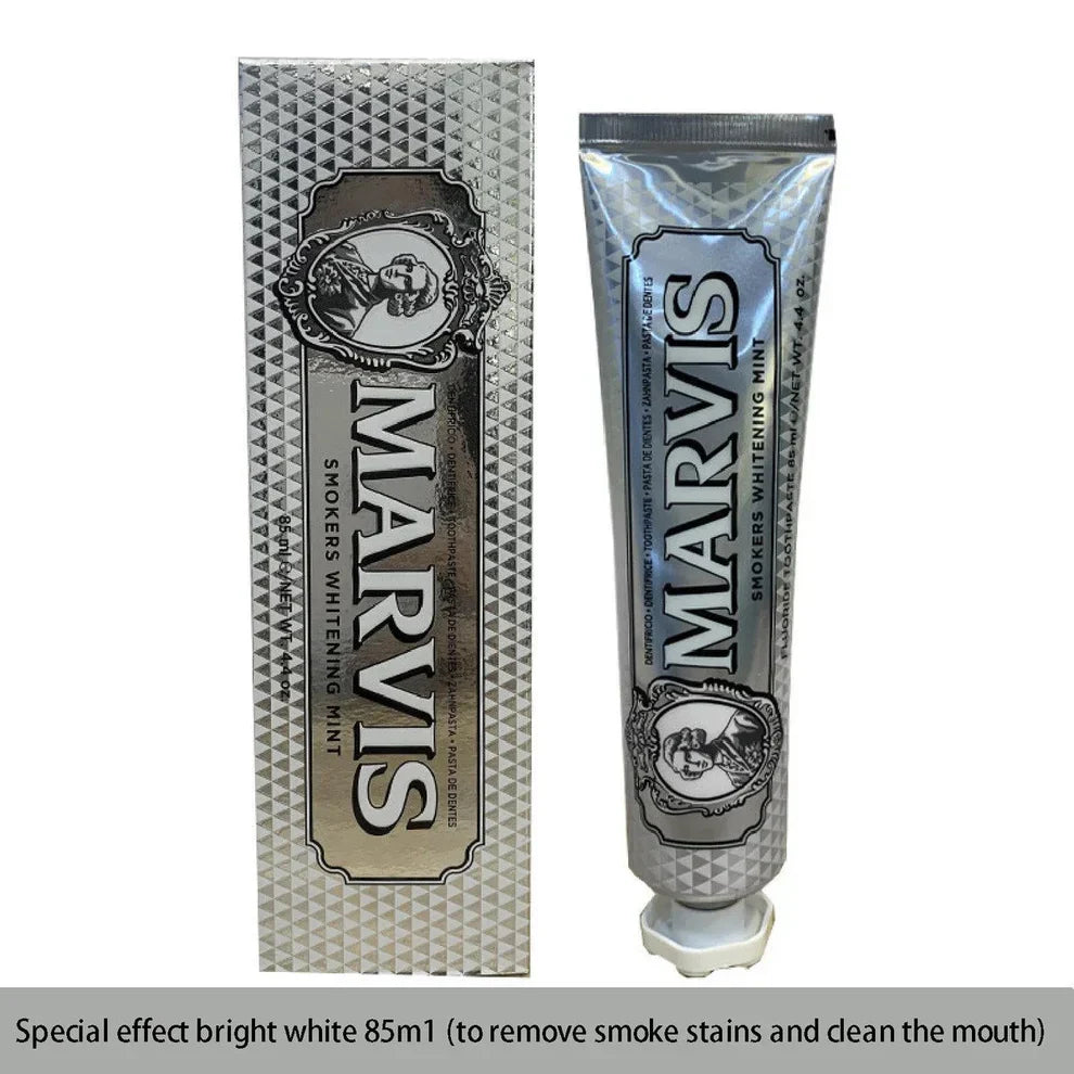 Marvis Whitening Mint Freshen Breath and Remove Smoke Stains Toothpaste