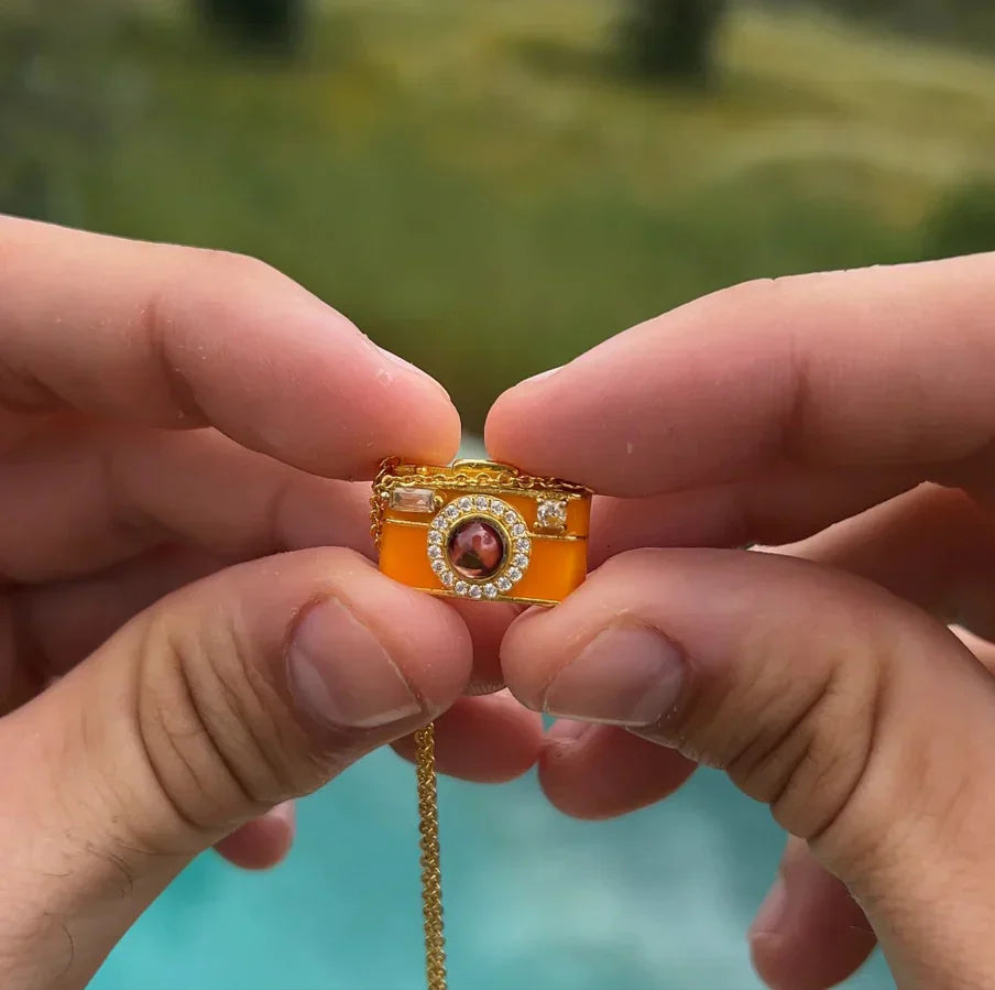Customizable Camera Projector Necklace