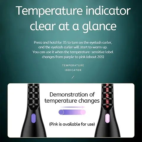 Rechargeable Heated Eyelash Curler